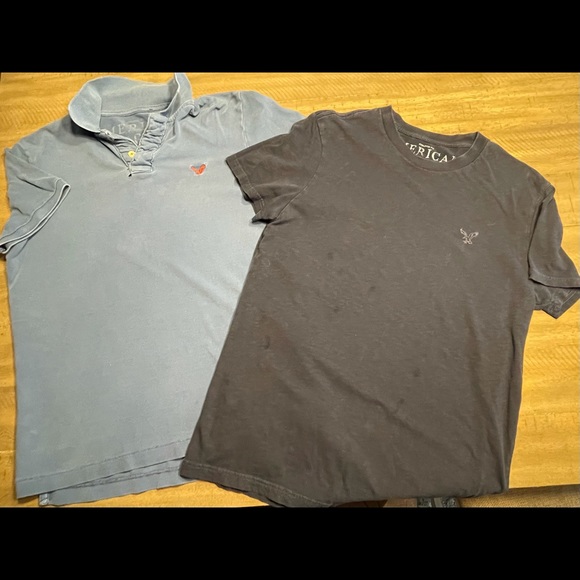 x2 American Eagle shirts, size:Medium - Picture 1 of 3